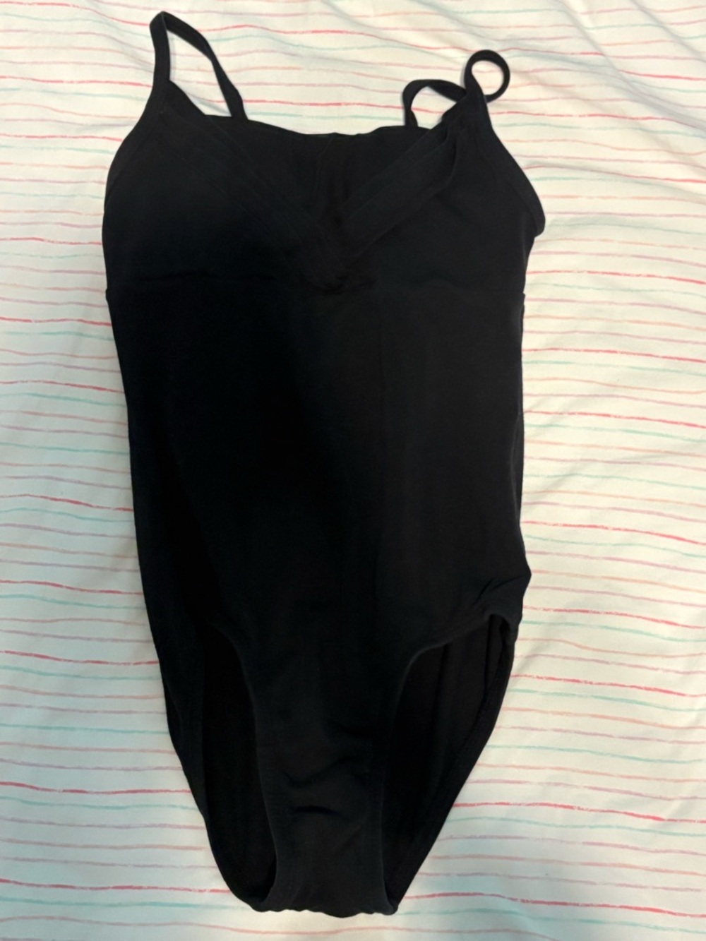 Cat & Jack Black Spaghetti-Strap leotard medium 7/8